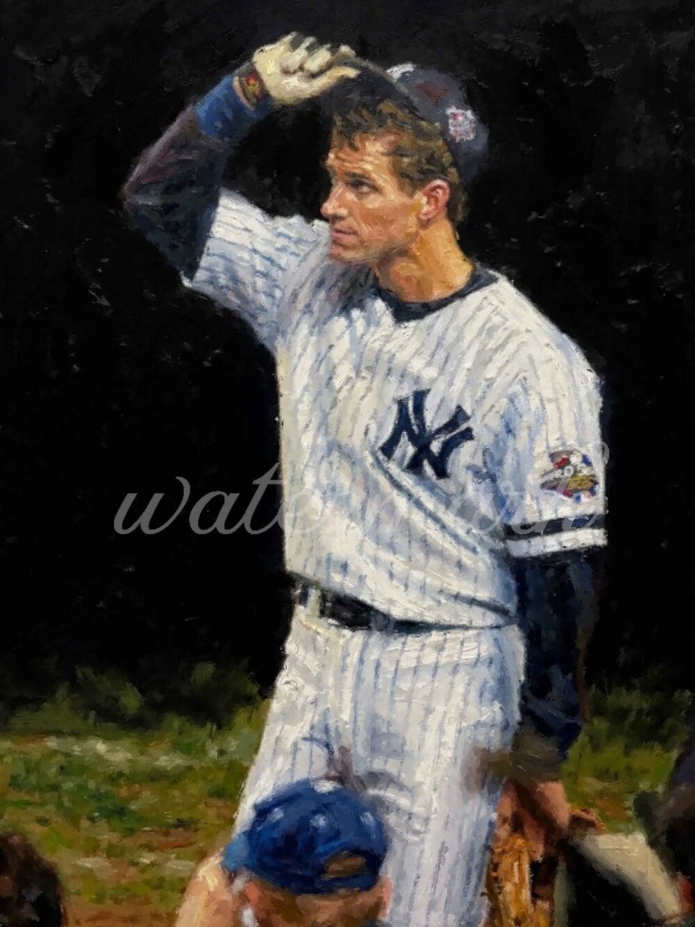 Paul O'Neill Painting ART PRINT 8x10 Lithograph Baseball Art Oil Painting Print